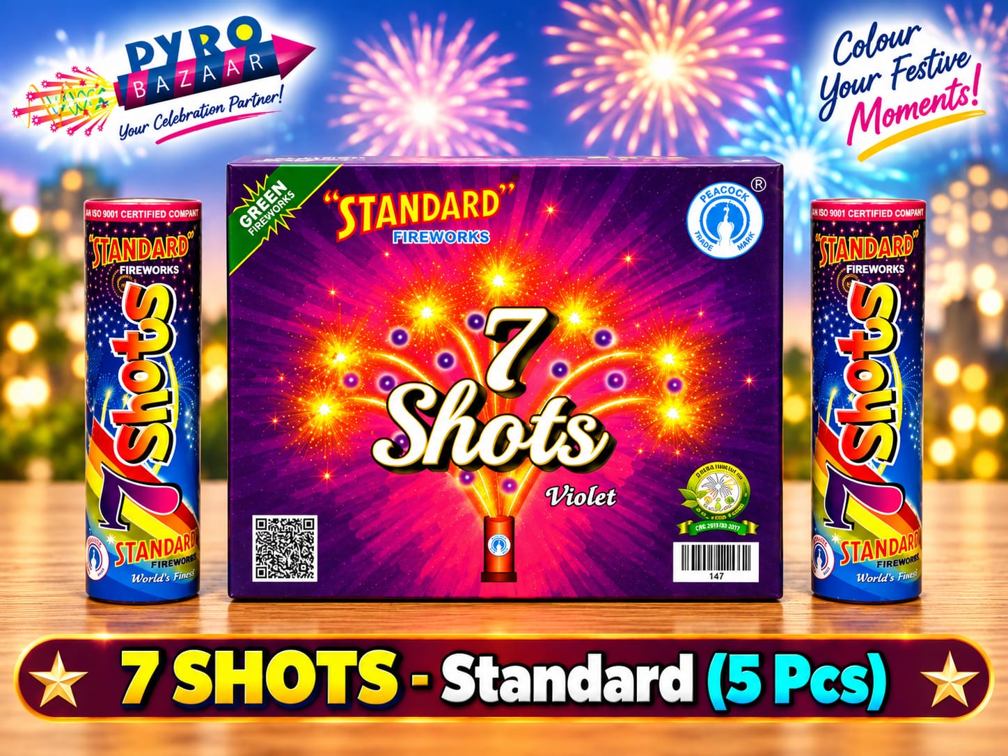 SEVEN SHOTS VIOLET (5PCS)