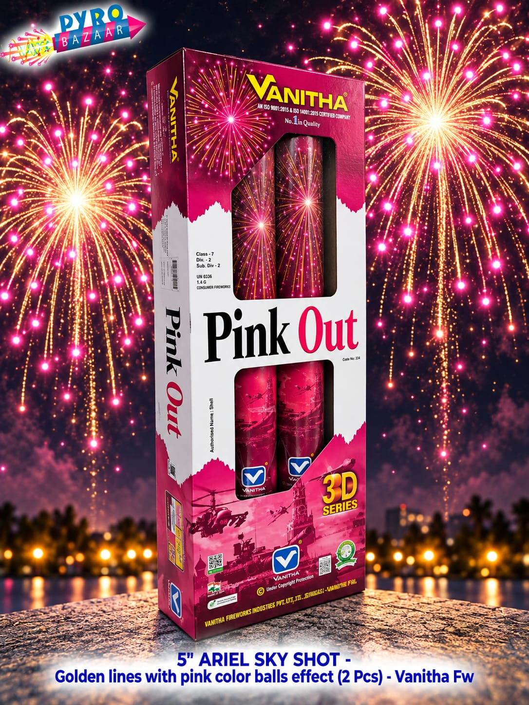 5" PINK OUT (2 PCS)