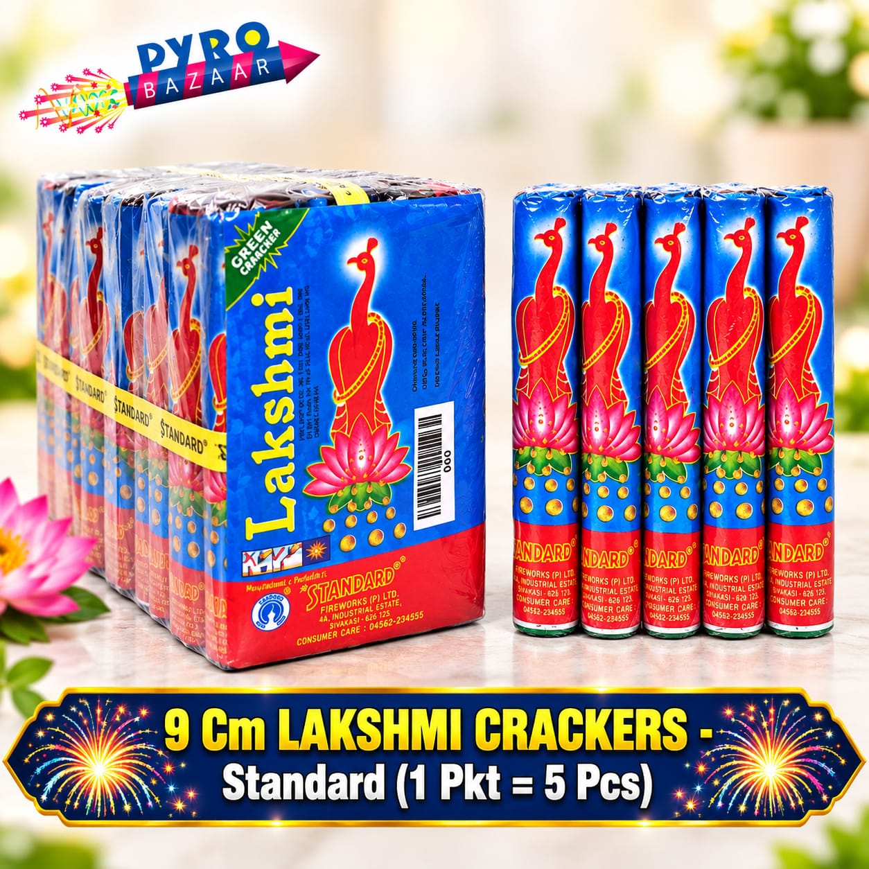 9 CM LAKSHMI CRACKERS (5 PCS)