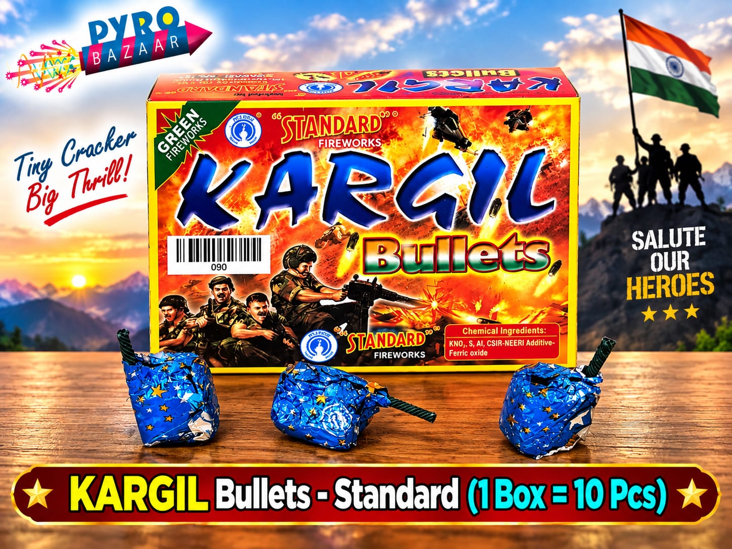 KARGIL SELF RE.KILL.BULLET (10 PCS)