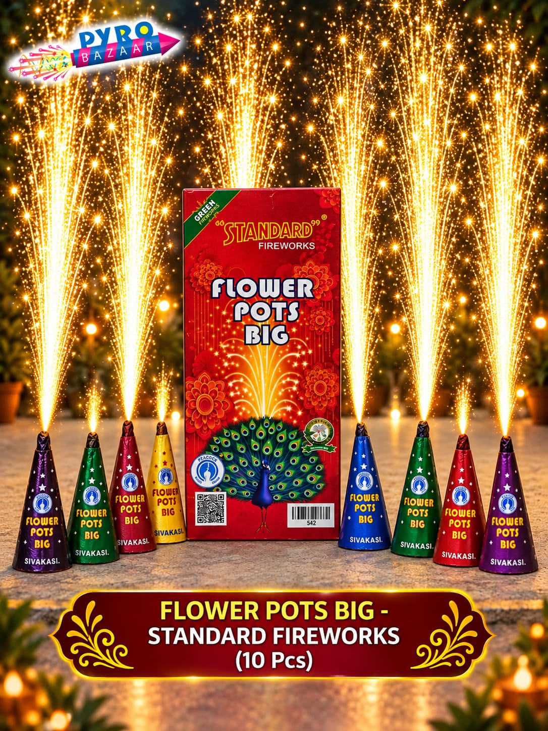 FLOWER POTS BIG (10 PCS)
