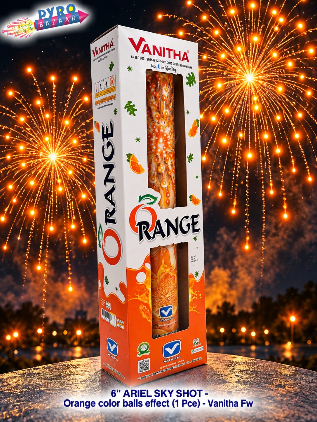 6" ORANGE (1 PCE)