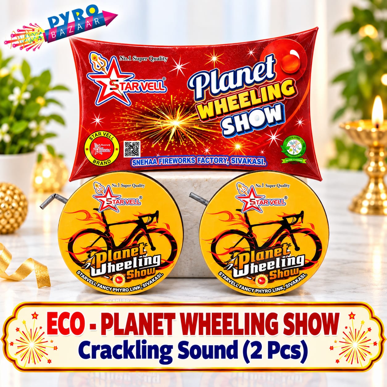 ECO PLANET WHEELING SHOW (2 PCS)