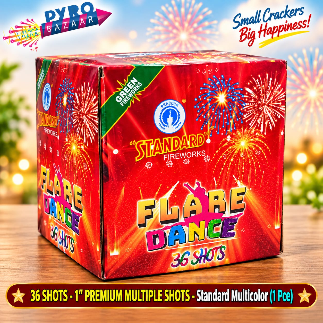 1" 36 SHOTS - FLARE DANCE (1 PCE)