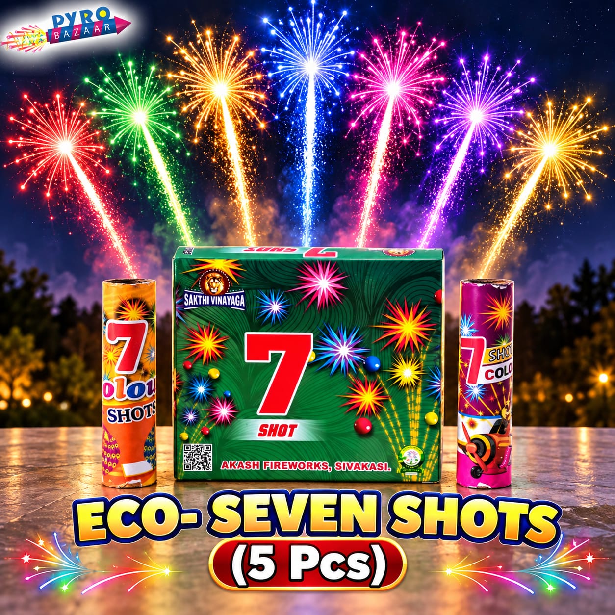 ECO SEVEN SHOTS GREEN SIGNAL (5 PCS)