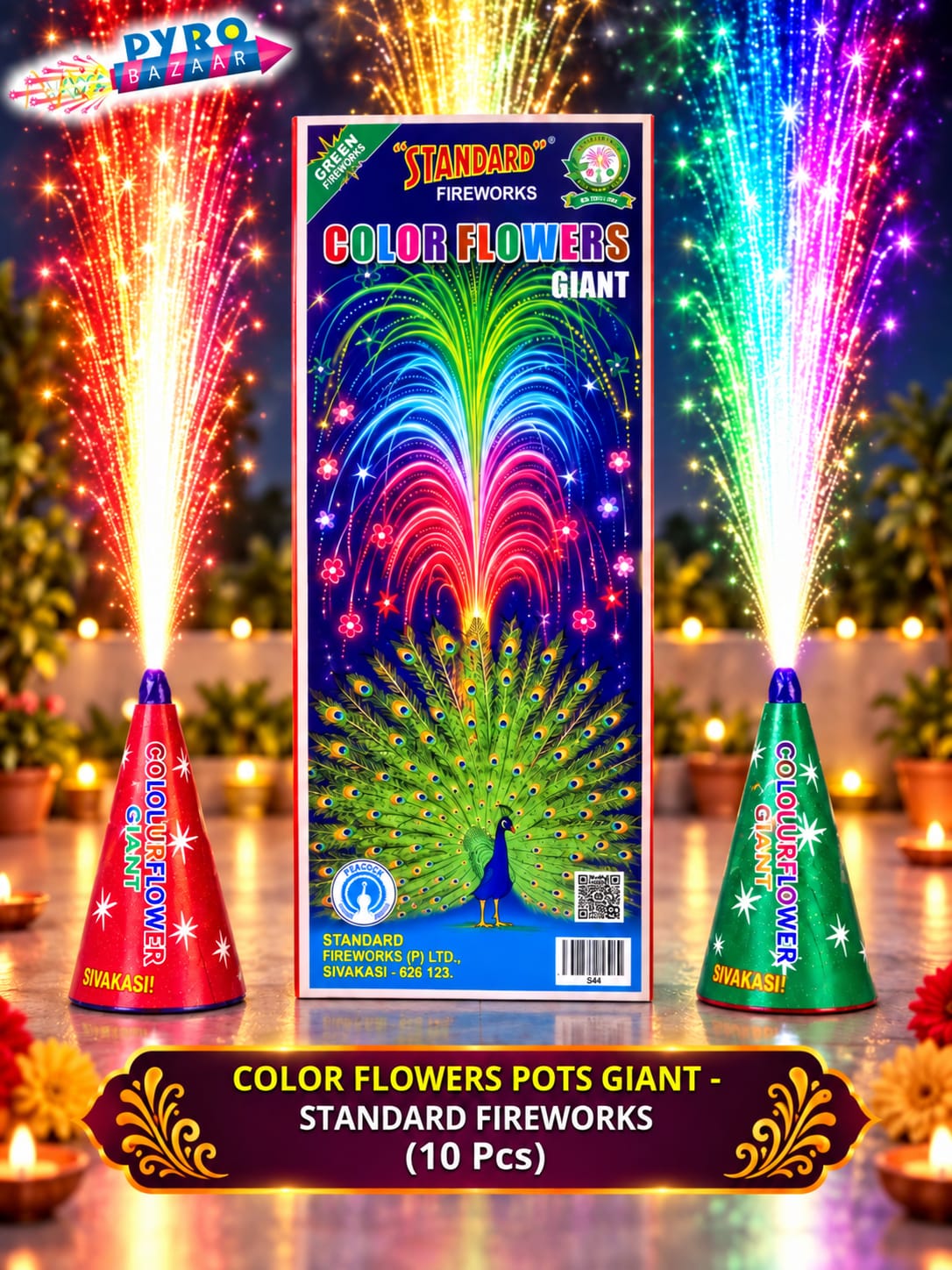 FLOWER POTS GIANT (10 PCS)