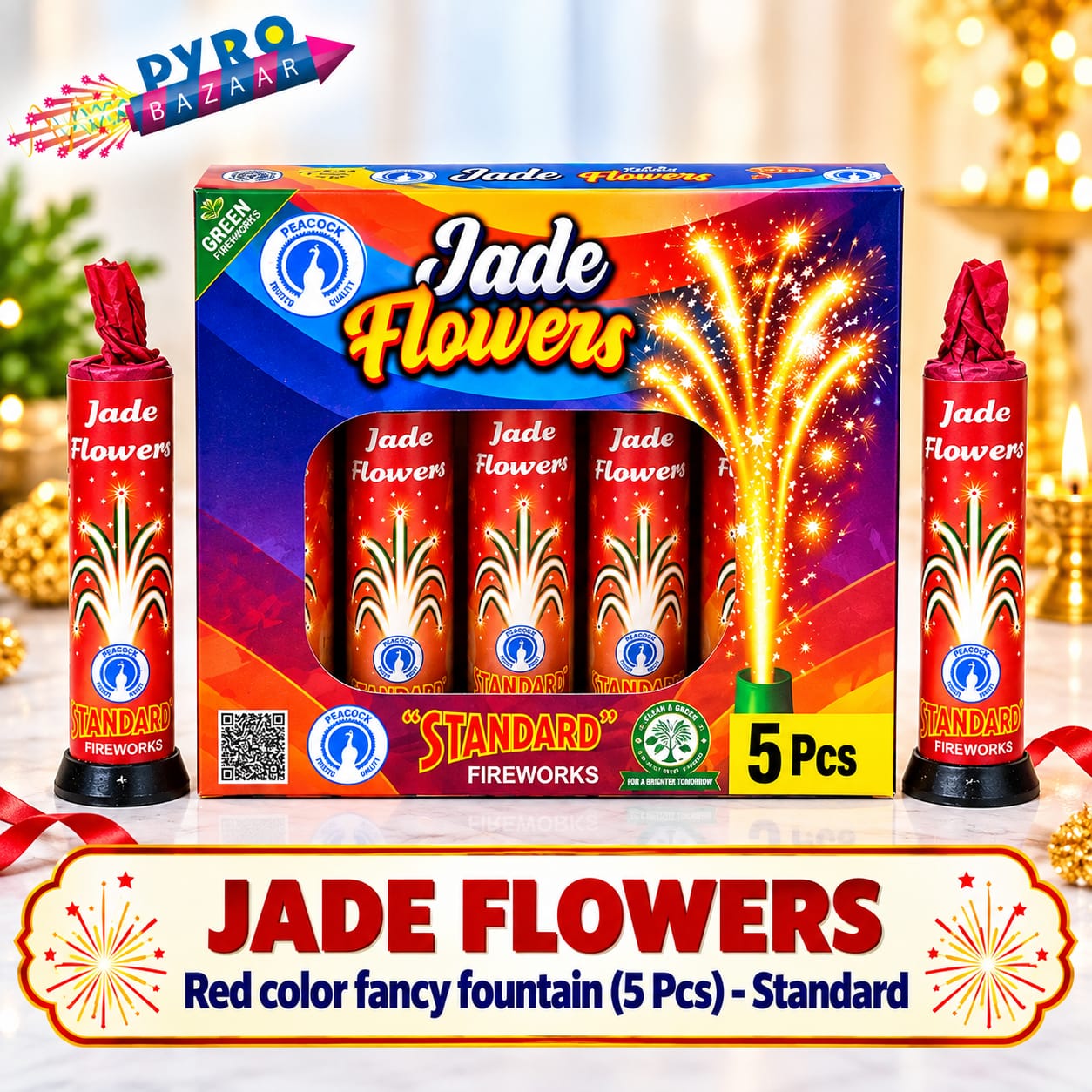 JADE FLOWERS (5 PCS)