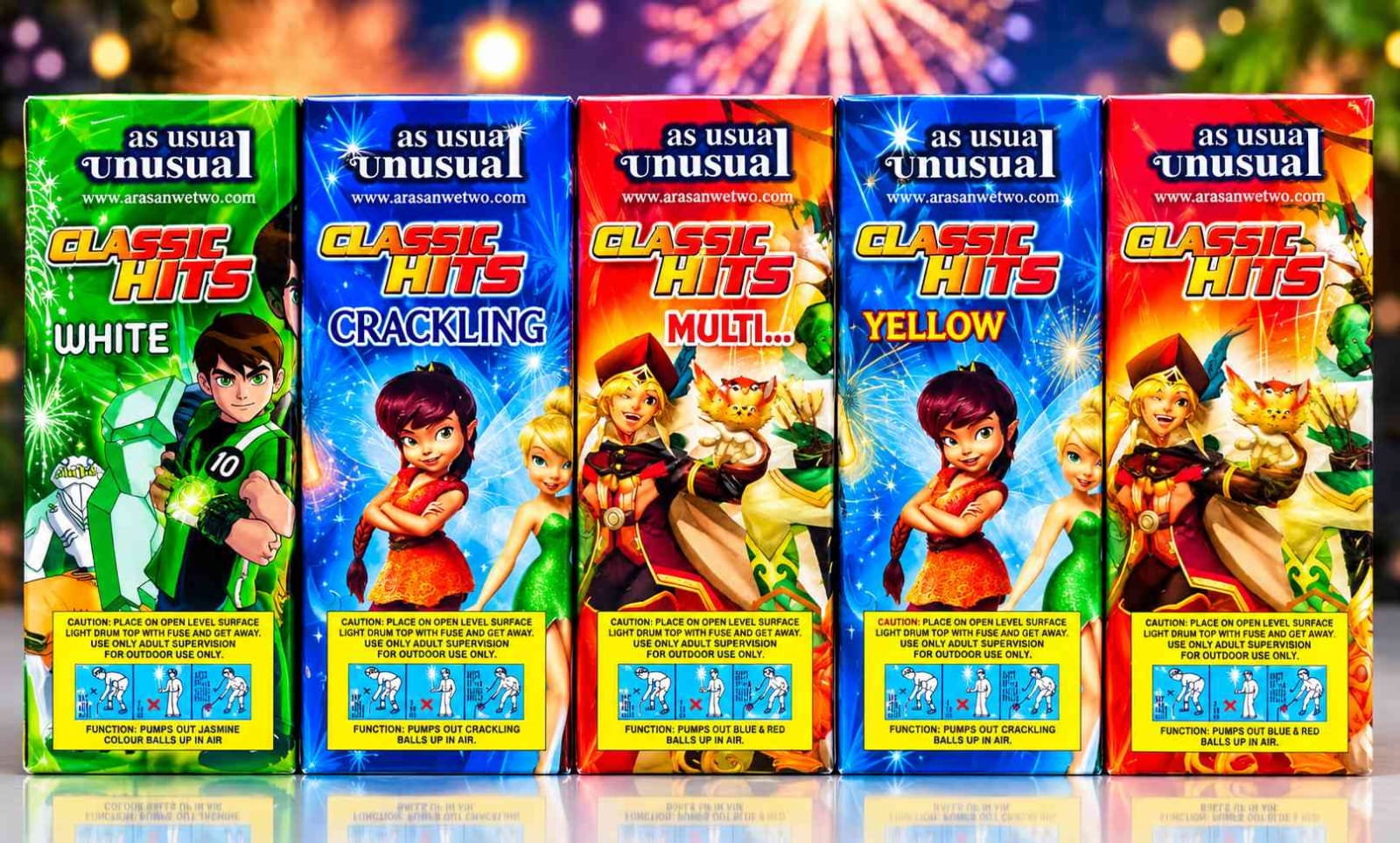 4" CLASSIC HITS FIVE IN ONE(5 PCS)