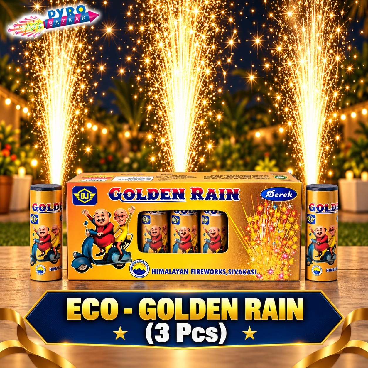 ECO GOLDEN RAIN (3 PCS)