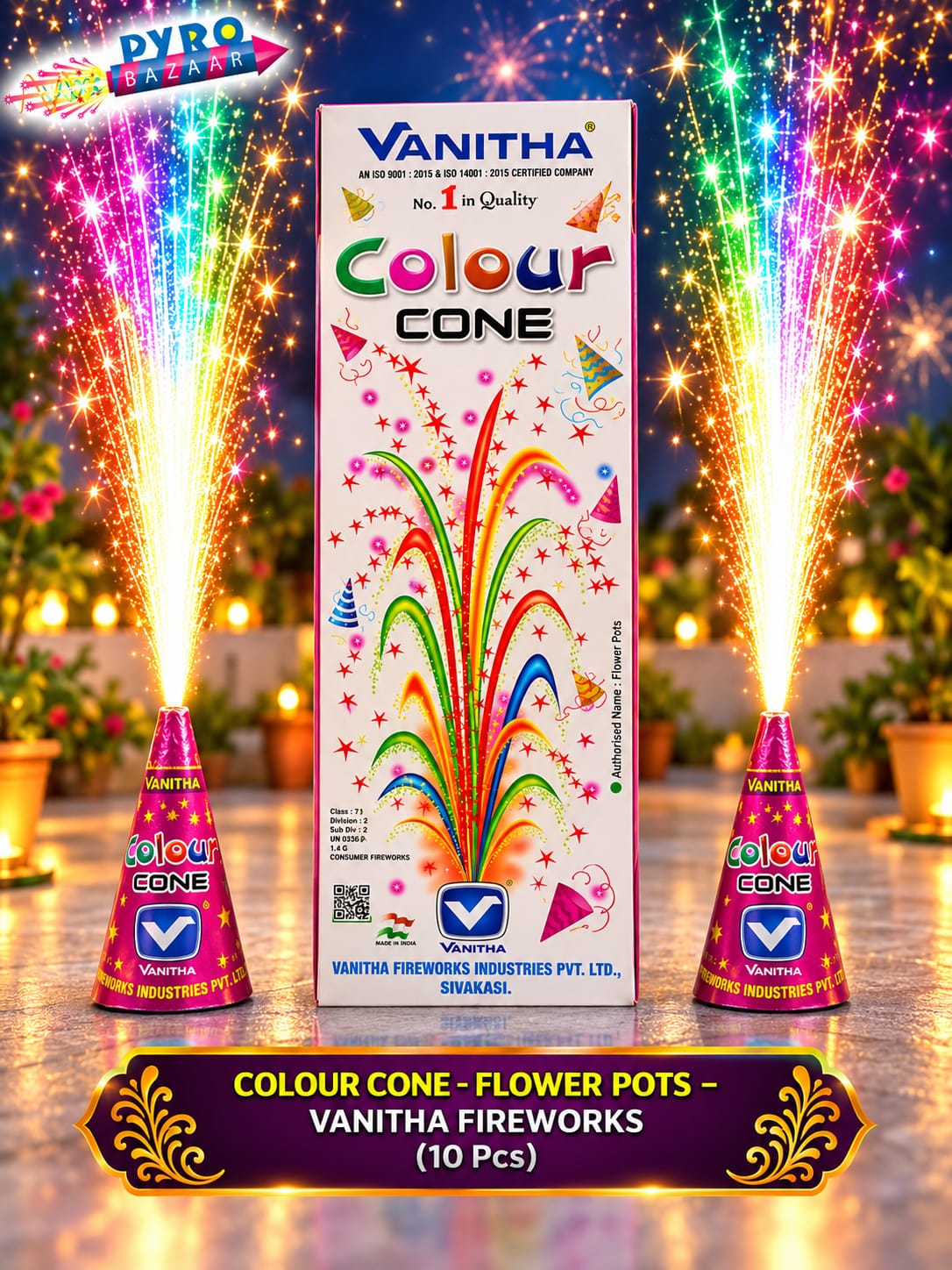 COLOUR CONE (10 PCS)