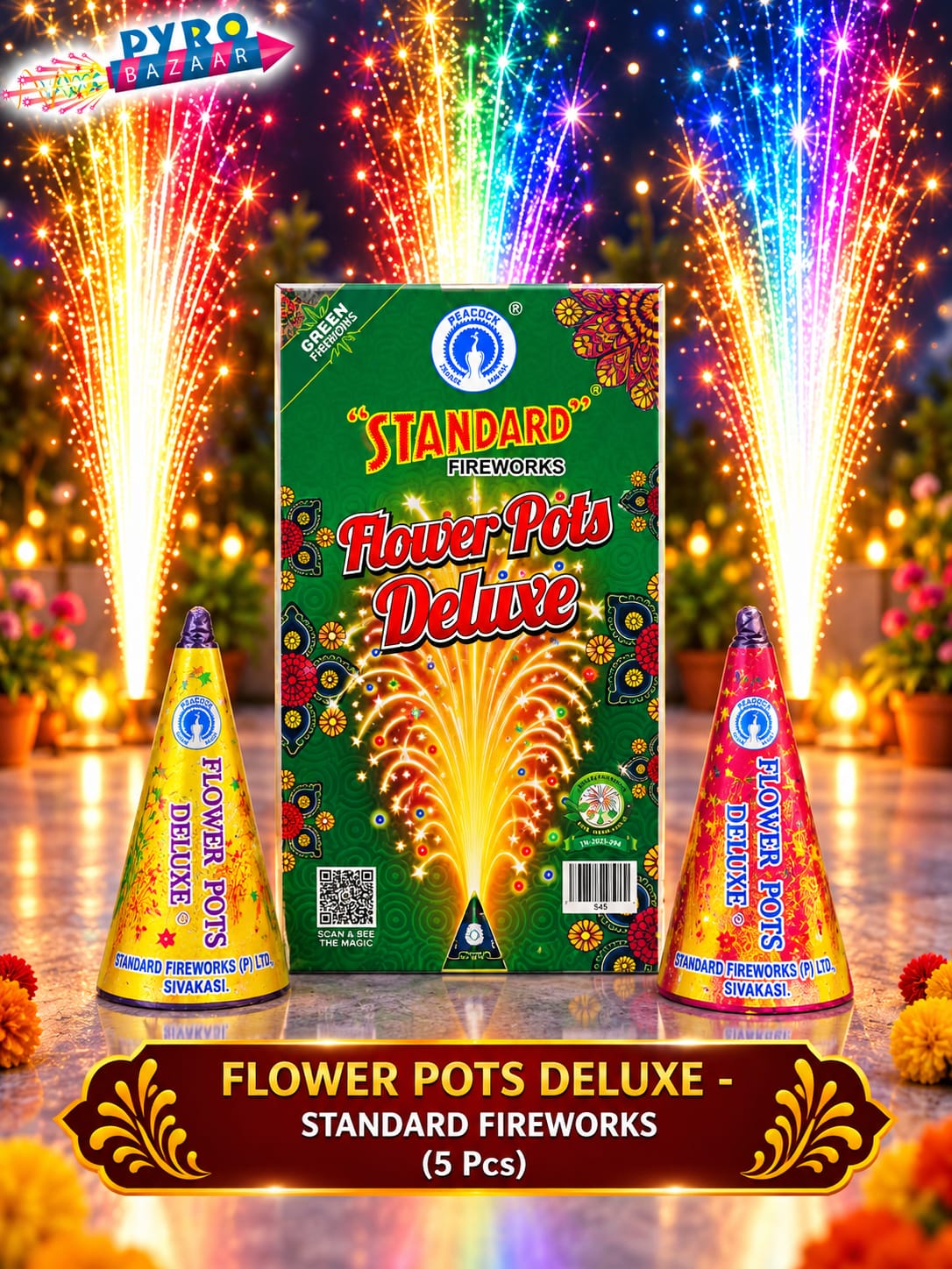 FLOWER POTS DELUXE (5 PCS)