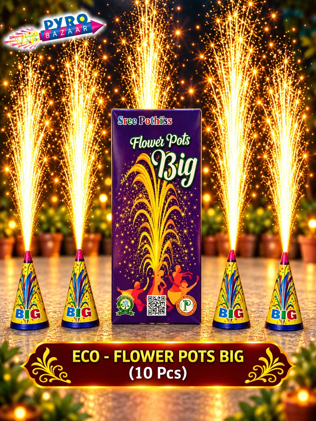 ECO FLOWER POTS BIG (10 PCS)