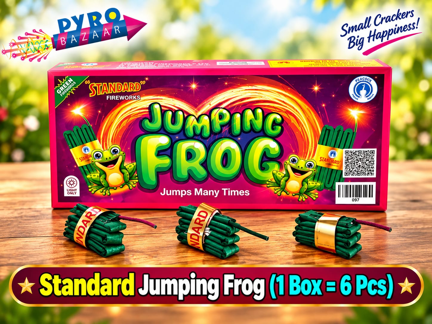 JUMPING FROG (6 PCS)
