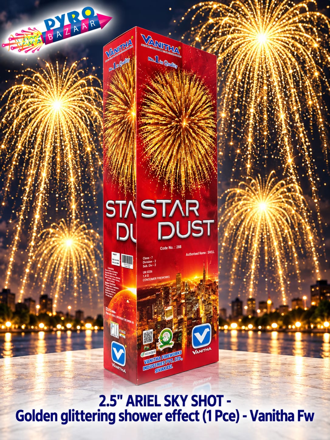 2.5" STAR DUST - (1PCE)