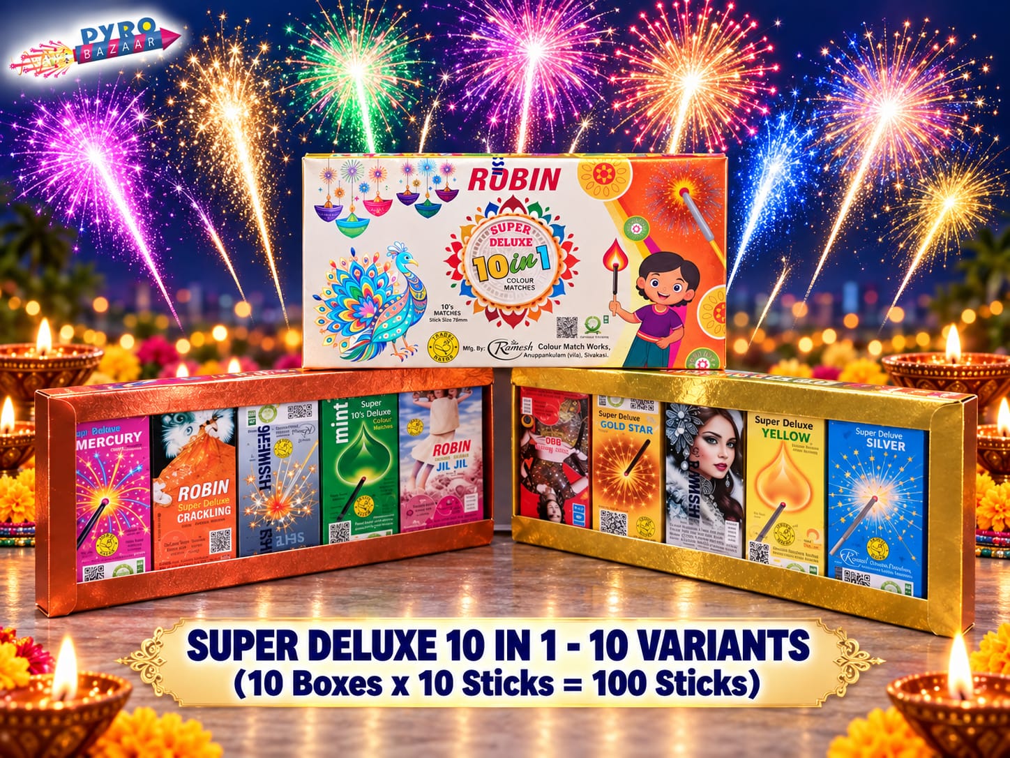 ROBIN SUPER DELUXE 10 IN 1 (10 BOXES - 3 VARIANTS) - 1 BOX