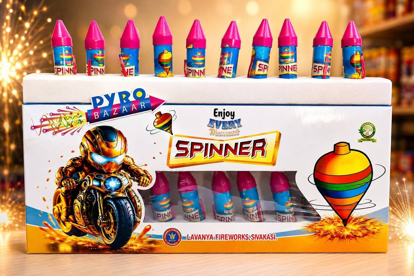 ECO SPINNER BAMPARAM (10 PCS)