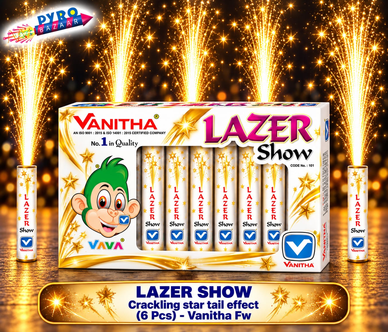 LAZER SHOW (6 PCS)