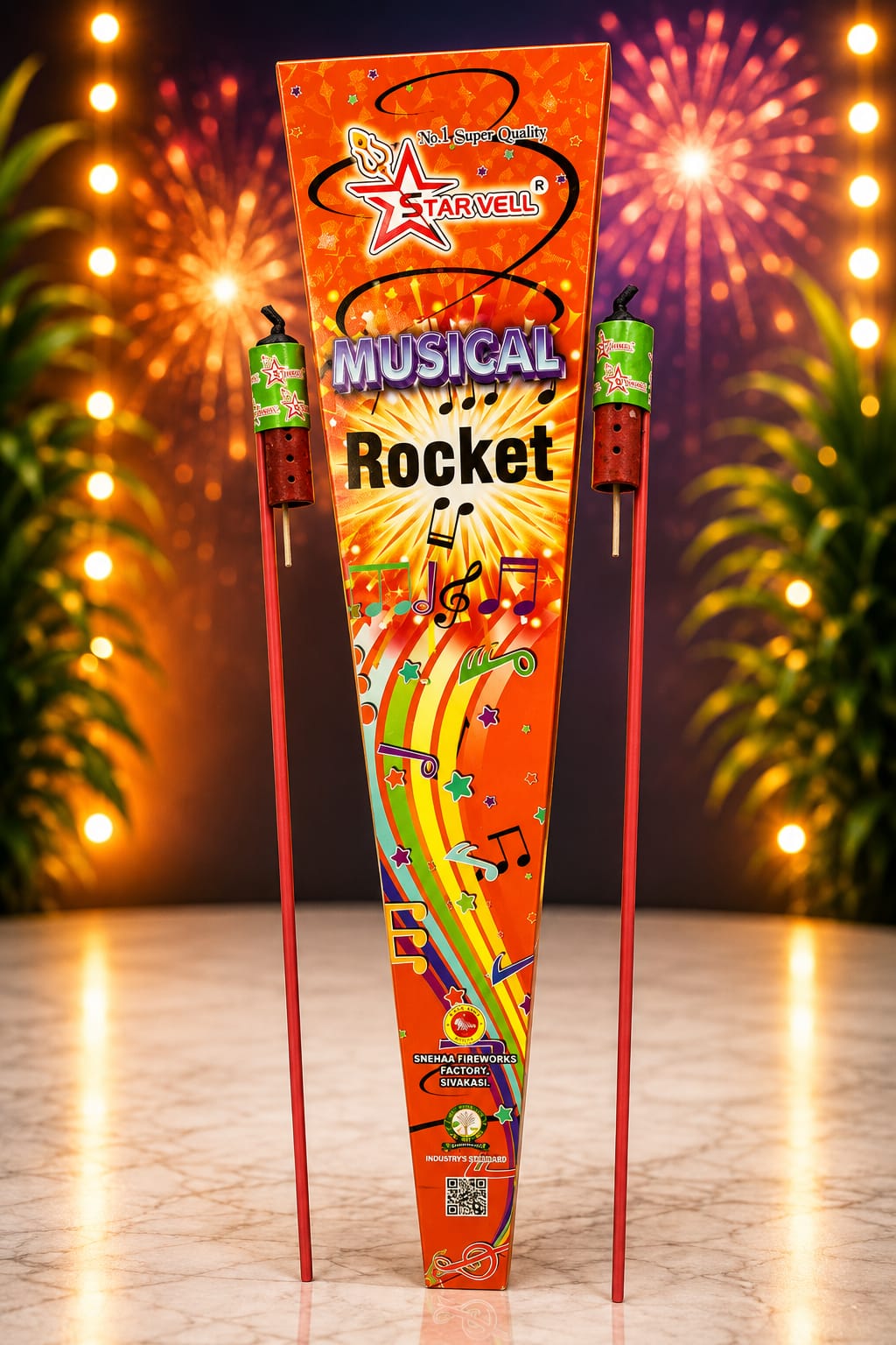 ECO MUSICAL ROCKET (5 PCS)
