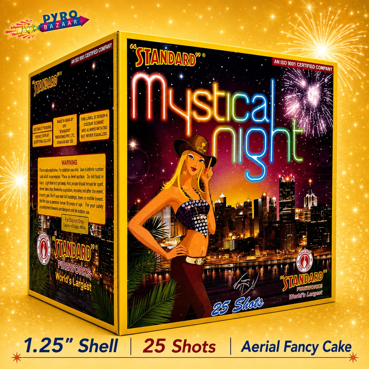 1.25" 25 SHOTS - MYSTICAL NIGHT (1 PCE)