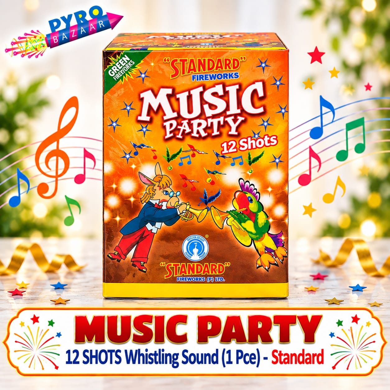 12 SHOTS - MUSIC PARTY (1 PCE)