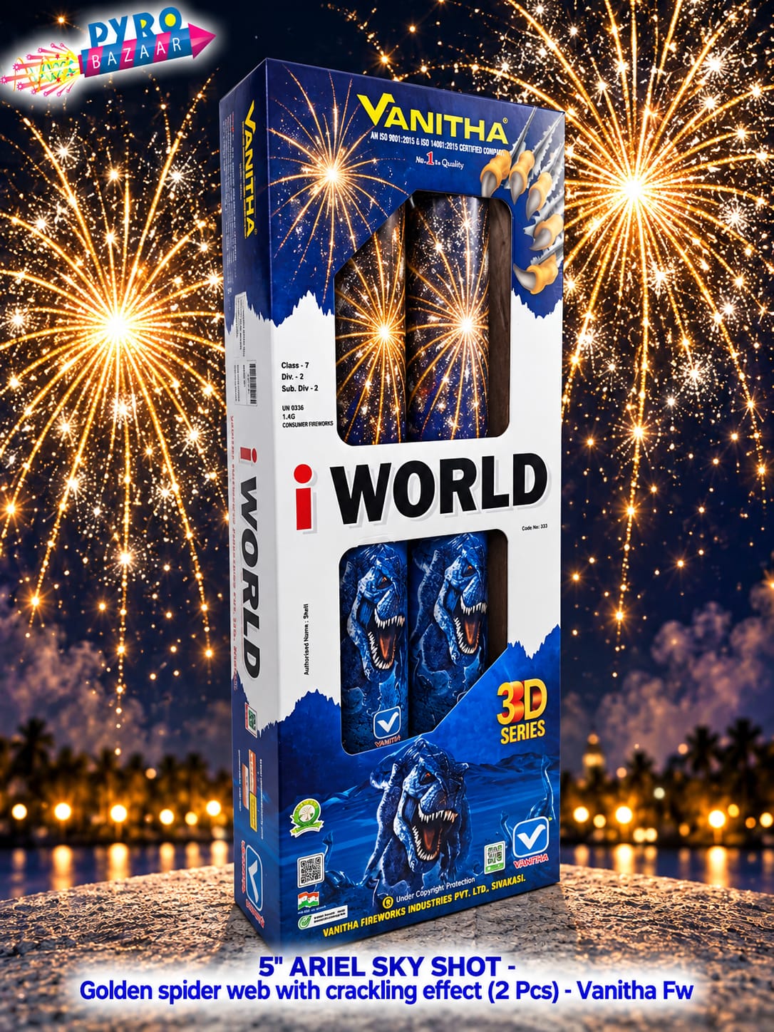 5" I - WORLD (2 PCS)