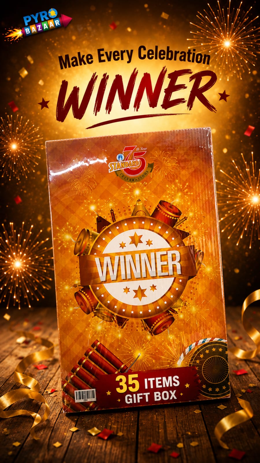 WINNER - 35 ITEMS (1 BOX)
