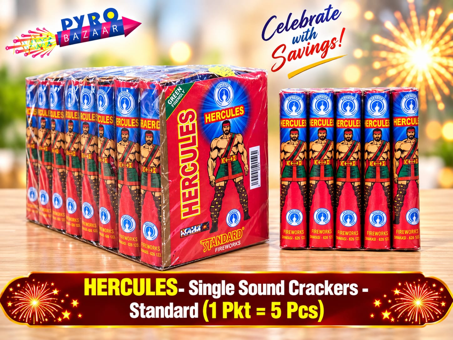 10 CM HERCULES DELUXE (5 PCS)