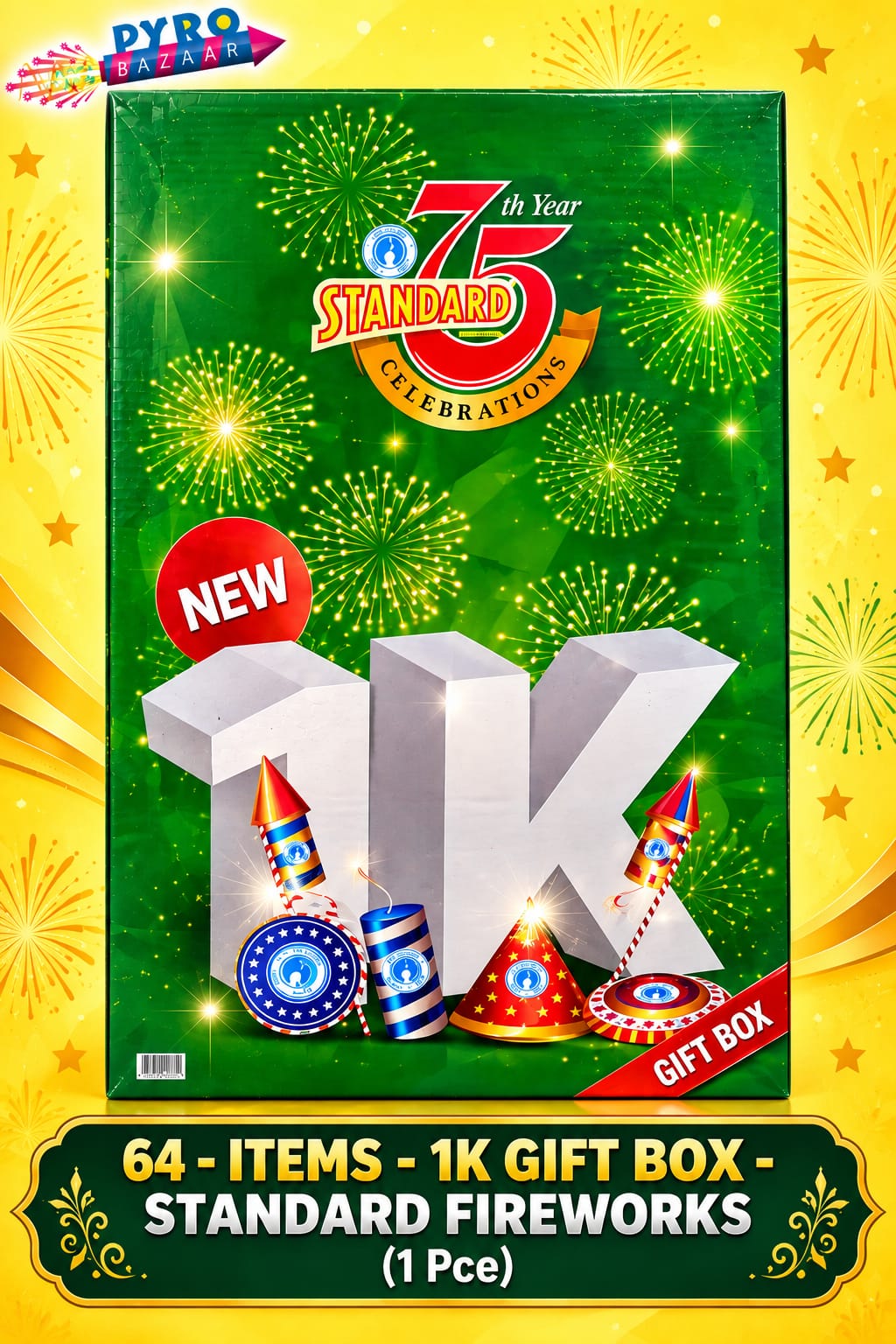 NEW 1K - 64 ITEMS (1 BOX)