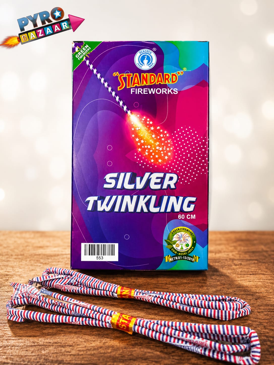 2" SILVER TWINKLINGS (10 PCS)