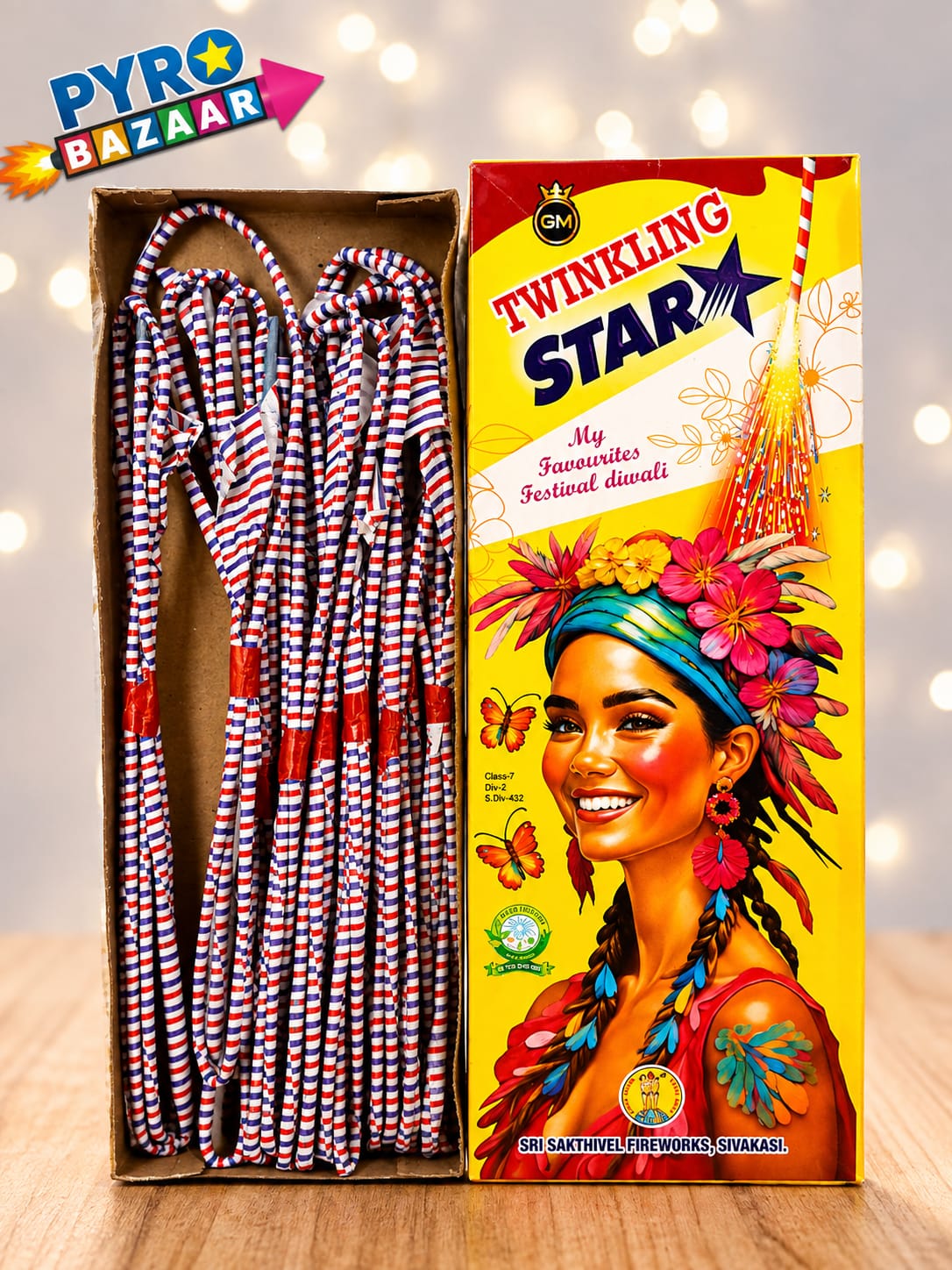 ECO 4' DELUXE TWINKLING STAR (10 PCS)
