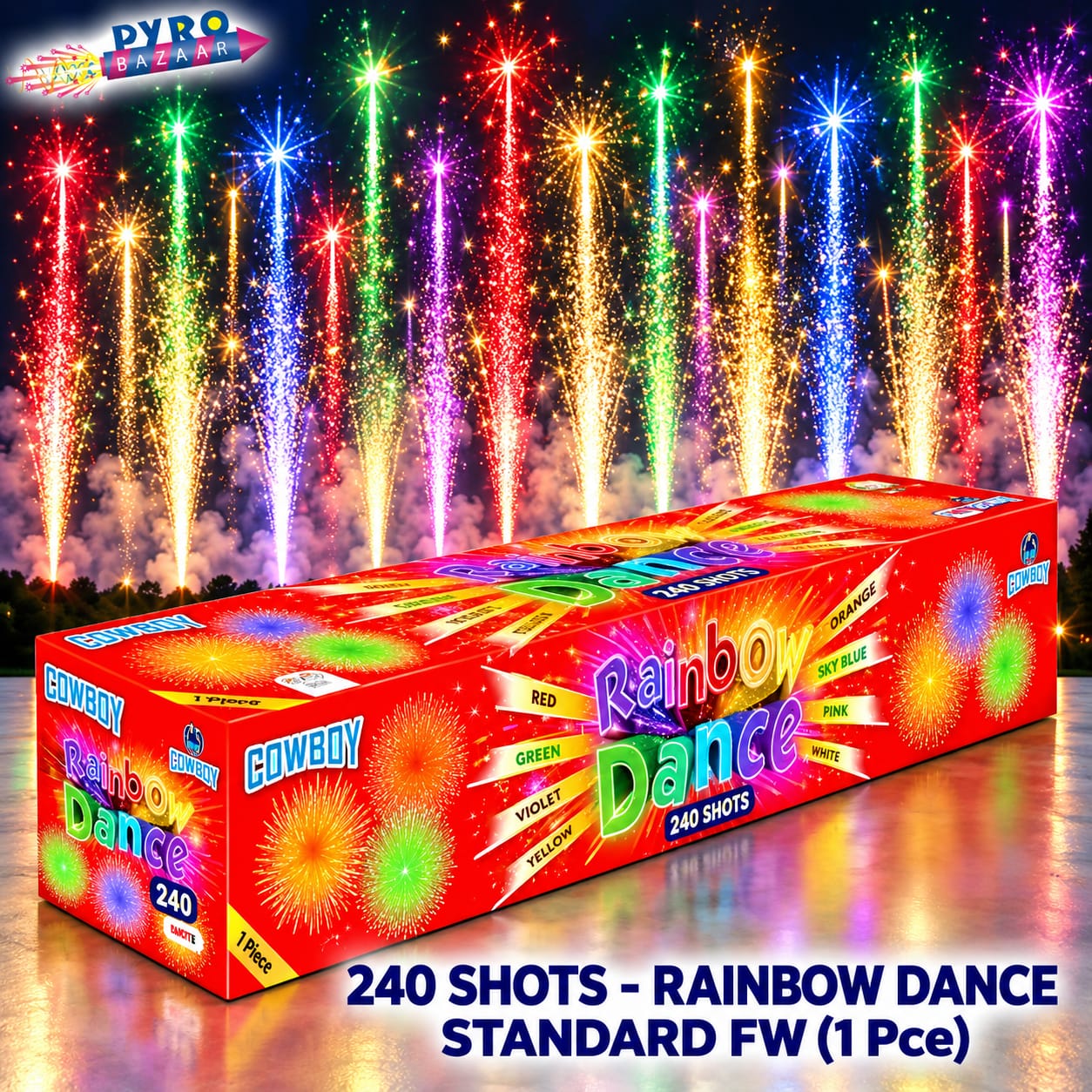 240 SHOTS - RAINBOW DANCE (1 PCE)
